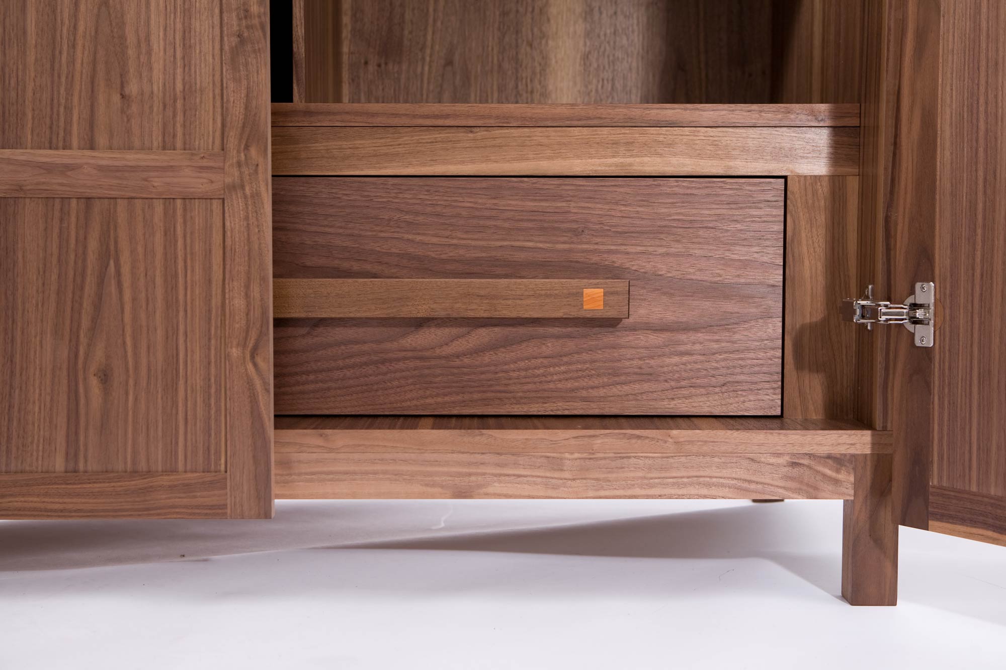Wardrobe with secret compartment, walnut | Makers' Eye