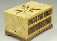 Bespoke jewellery box with four drawers