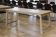 Dining table in solid oak