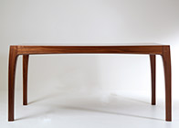 6 seater dining table in Walnut